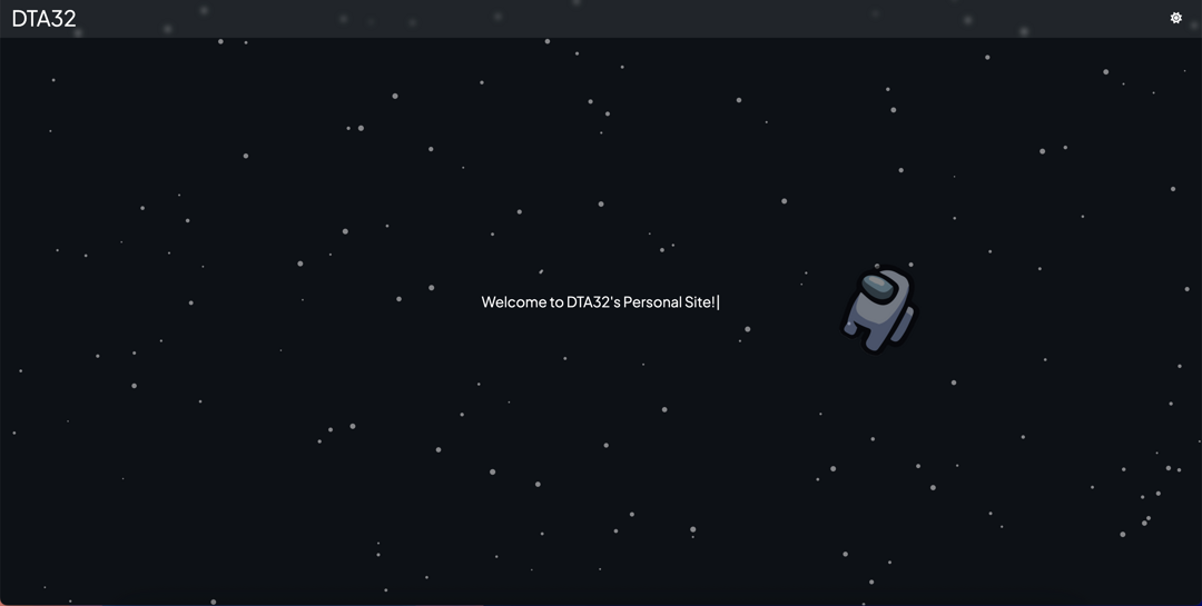 DTA32 Personal Website